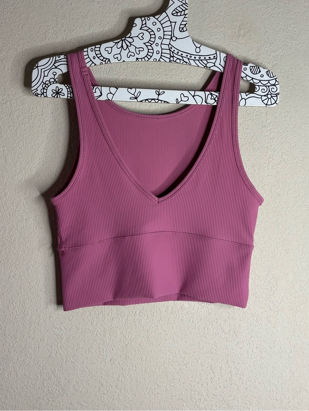 Lululemon power pivot ribbed tank size 4